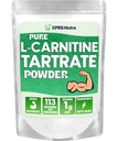 XPRS Nutra L Carnitine L Tartrate Powder - Premium Pure L Carnitine Tartrate - L-Carnitine - Vegan Friendly Bulk L Carnitine Powder - Amino Acid Supplement (4 Ounce)