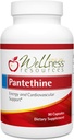 Wellness Resources Pantethine - Aktiv vitamin B5. Vegan (300mg, 90 kapslar)