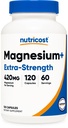 Nutricost Magnesium + Extra styrka 420mg, 120 kapslar - 60 portioner. Magnesium Oxide och Glycinate - Non-GMO, Gluten Free, Vegan Friendly