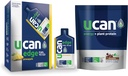 UCAN Pineapple Edge Energy Gel & Chocolate Plant Protein - Bra för körning, träning, fitness, cykling, Crossfit & More | Sugar-Free, Vegan och Keto Friendly Energy Supplement