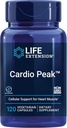 Life Extension Cardio Peak - Hawthorn Extract (Leaf, Flower, Stem) Supplement med Arjuna Extract för hjärthälsa Support - Twice Daily - Gluten Free, Non-GMO, Vegetarian - 120 kapslar