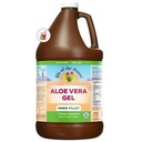 Lily of The Desert Aloe Vera Gel - Inre Fillet tjockare konsistens Aloe Vera Drink med naturliga vitaminer, Digestive Enzymes för Gut Health, magsäck, Wellness, glödande hud, 128 Fl Oz