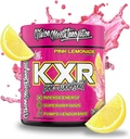 KXR Pre-Workout Energy Powder | Intense Energy Pre-Workout Drink for Men and Women| Creatine Free | Improves Performance - Enhanced Focus & Increased Endurance | 30 Servings (Pink Lemonade)