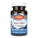 Carlson - Mammas DHA med kolin, 3:1 DHA till EPA Ratio hittades i bröstmjölk, tillväxt och utveckling, 60 Softgels
