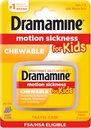 Dramamine Motion Sickness Relief for Kids | Chewable Grape | 8 Count