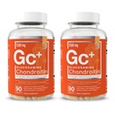 Essentiella element Glukosamin Chondroitin MSM Boswellia Serrata Hyaluronic Acid Supplement Joint Support Antioxidant Supplement för flexibilitet - 180 kapslar (2-Pack)