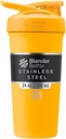 BlenderBottle Sport isolerade rostfritt stål Shaker Bottle med Wire Whisk, 24-Ounce, Mango - Protein Shakes & Hydration för idrottare & Fitness Entusiaster, Easy Mixing, håller Drinks Cold, Lockable Lid