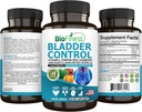BioFinest Bladder Control Supplement för Män & Kvinnor - 120 Veg. Capsules - Saw Palmetto, Cranberry, Pumpkin Seed, Vitamin E, Boswellia, Dandelion Root - Urinary Tract Bladder Health - Made in USA