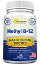 Vitamin B12 - 5000 MCG Supplement with Methylcobalamin (Methyl B-12) - 120