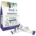 Konsyl Organic Daily Psyllium Fiber Stick Packs - On-The-Go Fiber Supplement Powder - Bekväm, All-Natural Soluble Fiber, Gluten-Free & Sugar-Free, Vegan & Keto - 30 Packets