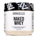 NAKED Vanilla Whey Protein 1Lb, Endast 3 Ingredienser, All Natural Grass Fed Whey Protein Powder + Vanilla + Coconut Sugar-GMO-Free, Soy Free, Gluten Free. Aid Muscle Growth, 12 Servings