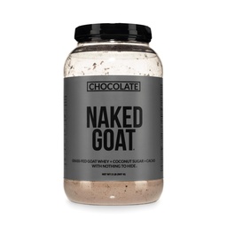 NAKED Goat Chocolate Protein Powder - Pasture Fed Goat Whey Protein Powder från Small-Herd Dairies - Endast 3 Ingredienser - GMO Free, Soy Free - All Natural - 23 Grams of Protein - 25 portioner