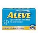 Aleve Caplets, Naproxen Sodium 220 mg (NSAID), Smärta Reliever / Feber Reducer, # 1 ortopedisk kirurg rekommenderad, 270 greve