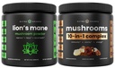 NutraChamps Lions Mane Powder & 10 in 1 Mushroom Powder
