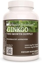 Remedys näring Ginkgo Biloba | 1000 mg, 60 Vegan kapslar Herbal Dietary Supplement | Två månaders leverans
