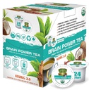 SOLLO Brain Power Organic Green Tea Pods med MCT, Acai & Essential nutrition, Nootropic Brain Booster - förbättrar minne och fokus kompatibel med 2,0 K-Cup Keurig Brewers, 24 Ct