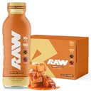 RAW Ready-to-Drink Protein Shake, Salted Caramel - RTD Protein Drinks med Grass-Fed Whey Protein Isolate för Post-Workout - Zero-Sugar & Gluten-Free Meal Replacement Drink & Breakfast Shake, 12 Fl Oz