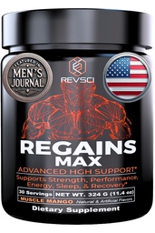HGH Supplements for Men & Women, REVSCI Regains Max Amino Acids Supplement, Post Workout Recovery Powder, Anabolic Muscle Recovery & Muscle Builder för Män, HGH Human Growth Hormone Booster Supplement