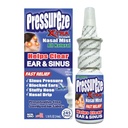 Pressureze Xtra - Natural- Preservative Free - Sterile Nasal Spray - for Severe Sinus Congestion Relief - Opens Blocked Ear Canals, Snoring - 245 Sprays, 34 ml (Pack of 1)