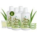 Miracle of Aloe Ultra Aloe Vera Juice, 1 Qt 4 Pack, Whole Leaf, Pure, Filtered, Certified for Content and Purity (Gallon)
