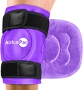 Ice Pack för Knee Pain Relief, Återanvändbar Gel Ice Wrap för skador, Swelling, Knee Replacement Surgery, Cold Compress Therapy för artrit, Meniscus Tear och ACL, Purple
