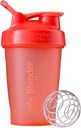 BlenderBottle Classic Shaker Bottle Perfekt för Protein Shakes och Pre Workout, 20-Ounce, Coral