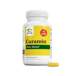 Terry Naturally Curamin - Curcumin Supplement för Circulation & Endorphin Support - Stöd för yrkesmässigt obehag - hjälper hälsosamma muskler - 120 kapslar