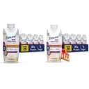 Säkerställ Max Protein Nutrition Shake med 30g Protein, 1g Sugar, High Protein Shake, Creamy Peach och Cherry Cheesecake Variety Pack, 11 fl oz, Pack 12