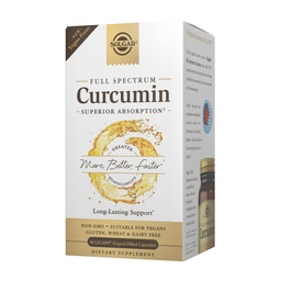 Solgar Full Spectrum Curcumin - 60 LiCaps - Superior Absorption - Brain, Joint & Immune Health - Non-GMO, Vegan, Gluten Free, Dairy Free - 60 portioner