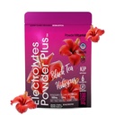 PowderVitamin Electrolytes Powder Plus (100 portioner) Black Tea Hibiscus Electrolyte Powder Keto, Sugar Free, Pink Himalayan Salt,1000mg Kalcium,120mg Magnesium, Hydration Powder