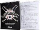 Murray Sporting Goods Baseball & Softball Scorebook - 35 Games Score Book - Score Keeping Book for Stats - Adult, Youth, Little League Baseball Softball Scorebook för Scorekeepers