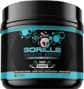 Gorilla Mind Essential Amino Acids to Support Muscle Building, Enhanced Recovery, and Protein Synthesis,Use Before, During, or After Your Workout, 492 Grams (Cherry Blackout)