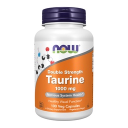 NU Tillägg, Taurin 1000 mg, Dubbel Styrka, Nervous System Health *, 100 Veg Capsules