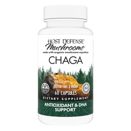 Värdförsvar Chaga Capsules - Immune System Support Supplement - Chaga Mushroom Capsules for Antioxidant Activity Support - Dietary Mushroom Supplement - 60 kapslar (30 portioner) *