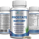 Prostate Support Formel för Män - Saw Palmetto, Plant Sterol, 33 Herbs, Bladder Control Pills för att minska frekvent urinering och DHT Blocker för att förhindra håravfall | Prostate Supplement | 90 kapslar