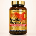 Naturens biovetenskap ® FUCOIDAN Phoenix Avancerad: 40 000 mg ren organisk fucoidan + 64 000 mg ren svamp
