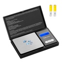 Smart väga Digital Pocket Gram Scale, 200g x 0,01g, smycken, mat, medicinskala, batteri ingår