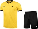 KELME Pro Soccer Referee Jersey Uniform Short Sleeve - Inkluderar Ref Shirt och Shorts