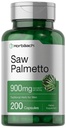 Horbaach Saw Palmetto Extract | 900mg | 200 kapslar | Non-GMO och Gluten Free Formel | Traditionella örttillskott | från Saw Palmetto Berries