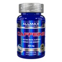 ALLMAX Nutrition Koffeinpiller, Hållbar energi & Pre - Träning Mental Fokus, Snabb Absorbing & Vegan, 200 mg, 100 tabletter