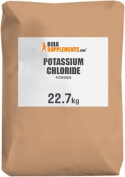 BulkSupplements.com Kaliumkloridpulver - Kaliumkloridsaltsubstitut - Glutenfri, 200 mg per portion, 22,7 g (50 lbs) (Pack av 1)