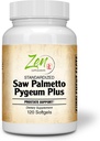 Såg Palmetto & Pygeum Plus - Prostate Support Supplement för Prostate & Urinary Tract Health Inklusive Frequent Urination, stöder Beta-Sitosterol DHT Blocker för håravfall Prevention 120-Softgel