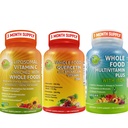 Fullständiga dagliga vitaminer - Quercetin med Bromelain Supplement Bundle Up med Multivitamin Plus för män och kvinnor med järn och Liposomal Vitamin C Liquid Gel - för Immune, Respiratory, Digestive Support