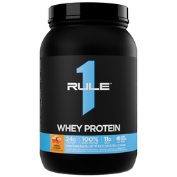 Regel 1 Whey Protein - 24g Fast-Acting Protein från All-Whey Källor med Naturligt Occurring EAAs & BCAAs för Workout Recovery eller Anytime Use (2 Pounds *, Salted Carmel)