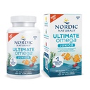 Nordic Naturals Ultimate Omega Jr., Strawberry - 120 Mini Soft Gels - 680 Total Omega-3s with EPA & DHA - Brain Health, Mood, Learning - Non-GMO - 60 Servings