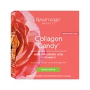 Reserveage Nutrition Collagen Candy, Collagen Supplement for Skin Care, Hair Growth, Collagen Booster for Nail Care, Supports Elastin Production, Paleo and Keto, Sour Apple, 2.3 Ounces (20 Servings)