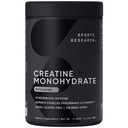 Sports Research Creatine Monohydrate - Få Lean Muscle, förbättra prestanda och styrka och stöd Workout Recovery * - 5 g Micronized Creatine - 17,64 oz
