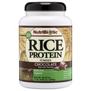 NutriBiotic Chocolate Rice Protein, 1 lb. 6.9 oz | Low Carb, Vegetarian & Keto-Friendly Raw Protein Powder | Grown & Processed Without Chemicals, GMO eller Gluten | Lätt att Digest & Nutrient-Rich