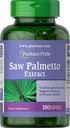 Puritans Pride Saw Palmetto Extract, stöder urinfunktion och främjar prostata värmelh, 180 greve