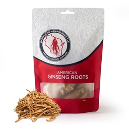 Dairyland American Ginseng Roots Prongs - 8 oz Pack of Wisconsin Ginseng Root - Authentic American Ginseng Prong - Non-GMO, Gluten Free Whole Ginseng - Använd denna växtbaserade tillskott i soppa, te, Congee
